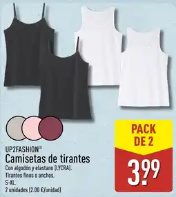 ALDI Up2fashion camisetas de tirantes oferta