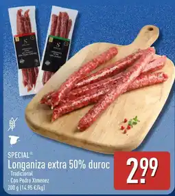 ALDI Special longaniza extra 50% duroc oferta