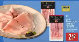 ALDI Special jamón cocido con trufa / porchetta oferta