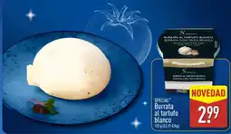 ALDI Special burrata al tartufo blanco oferta