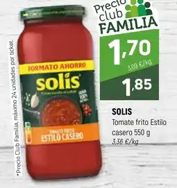 Coviran Solis tomate frito estilo casero oferta