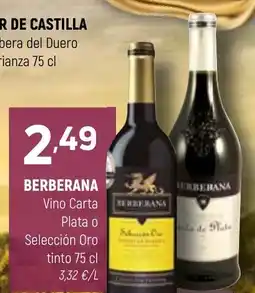 Coviran Berberana Vino Carta Plata o Selección Oro oferta