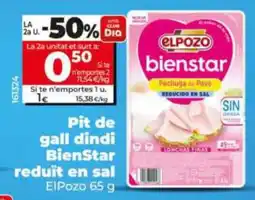 Dia ElPozo pit de gall dindi BienStar oferta