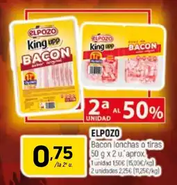 Coviran Elpozo king upp bacon oferta