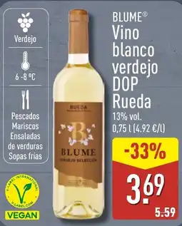 ALDI Blume vino blanco verdejo dop rueda oferta