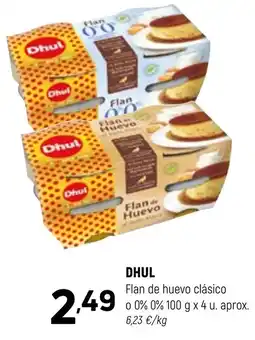 Coviran Dhul flan de huevo clásico oferta
