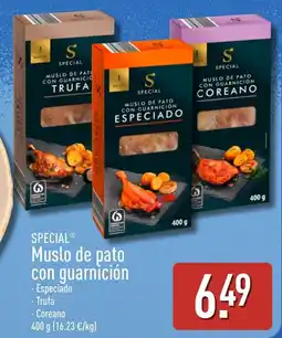 ALDI Special muslo de pato con guarnición oferta