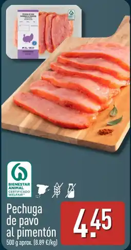 ALDI Pechuga de pavo al pimentón oferta