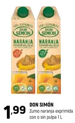 Coviran Don Simón zumo naranja exprimida oferta