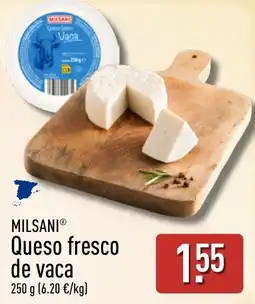 ALDI Milsani queso fresco de vaca oferta