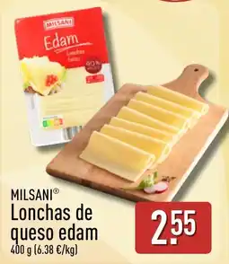 ALDI Milsani lonchas de queso edam oferta