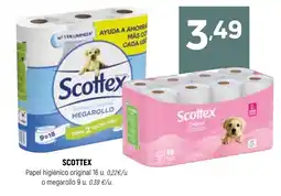 Coviran Scottex papel higiénico original oferta
