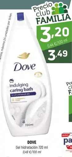 Coviran Dove indulging caring bath oferta