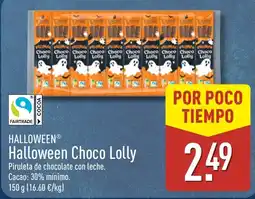ALDI Halloween Halloween Choco Lolly oferta