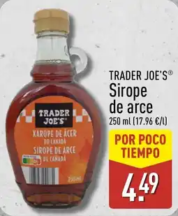 ALDI Trader Joe's sirope de arce oferta