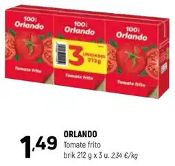 Coviran Orlando tomate frito oferta