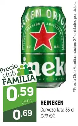 Coviran Heineken cerveza lata oferta