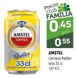 Coviran Amstel Cerveza Radler oferta