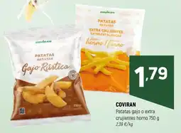 Coviran Coviran patatas gajo o extra crujientes horno oferta