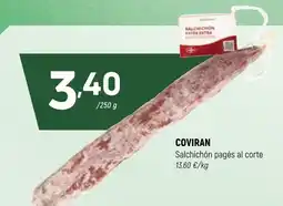 Coviran Coviran salchichón pagés al corte oferta