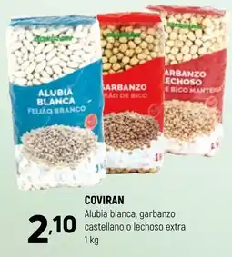 Coviran Coviran alubia blanca, garbanzo castellano o lechoso extra oferta