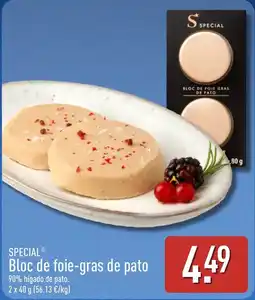 ALDI Special bloc de foie-gras de pato oferta