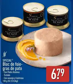 ALDI Special bloc de foie-gras de pato oferta