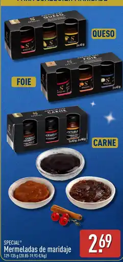 ALDI Special mermeladas de maridaje oferta