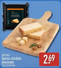 ALDI Special queso cheddar ahumado oferta