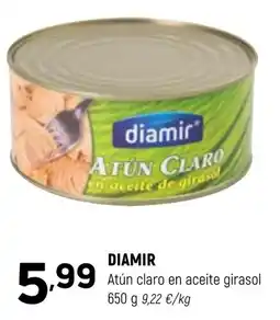 Coviran diamir atún claro en aceite de girasol oferta