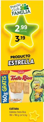 Coviran Cuétara Galletas Tosta Rica oferta