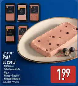 ALDI Special paté al corte oferta