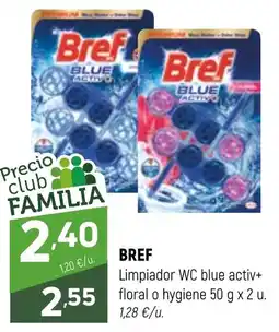 Coviran Bref limpiador wc blue activ+ floral o hygine oferta