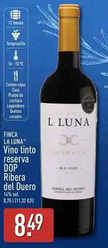 ALDI Finca La Luna vino tinto reserva oferta