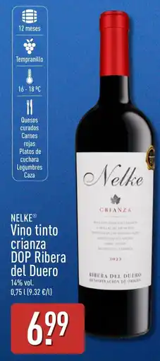 ALDI Nelke vino tinto crianza oferta