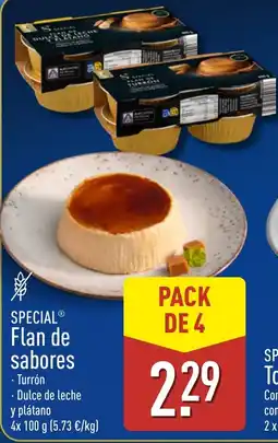 ALDI Special flan de sabores oferta