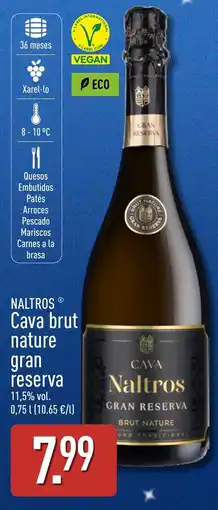 ALDI Naltros Cava brut nature gran reserva oferta