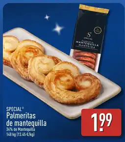 ALDI Special palmeritas de mantequilla oferta