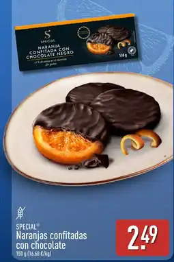 ALDI Special naranjas confitadas con chocolate oferta