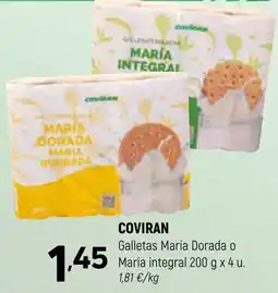 Coviran Coviran galletas maría dorada o maría integral oferta