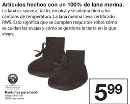 Zeeman Lana - pantuflas para bebe oferta
