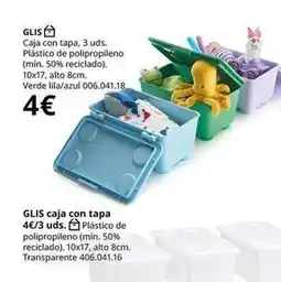 IKEA Glis caja con tapa oferta