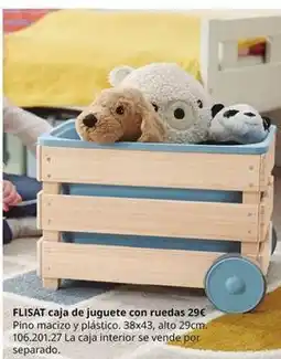 IKEA Caja de juguete con ruedas oferta
