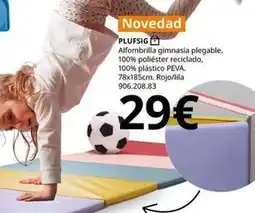 IKEA Alfombrilla gimnasia plegable. 100% poliester reciclado oferta