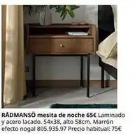 IKEA Rádmansión mesita de noche oferta