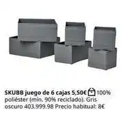 IKEA Skubb juego de 6 cajas oferta