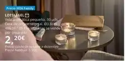 IKEA Ikea - vela aromatica pequena oferta