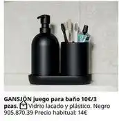 IKEA Gansjon juego para baño oferta