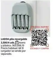 IKEA Larra - ladda pila recargable oferta
