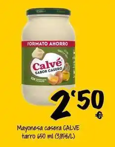 Cash Fresh Calvé - mayonesa casera tarro oferta